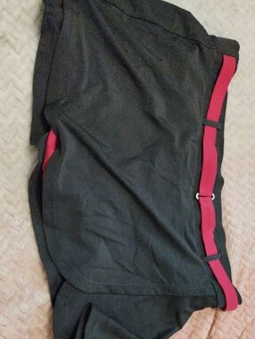 Free Country Black Bikini Bottoms with Pink Trim